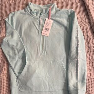 Vineyard Vines Women's Soft Blue Cowl Neck Sweater